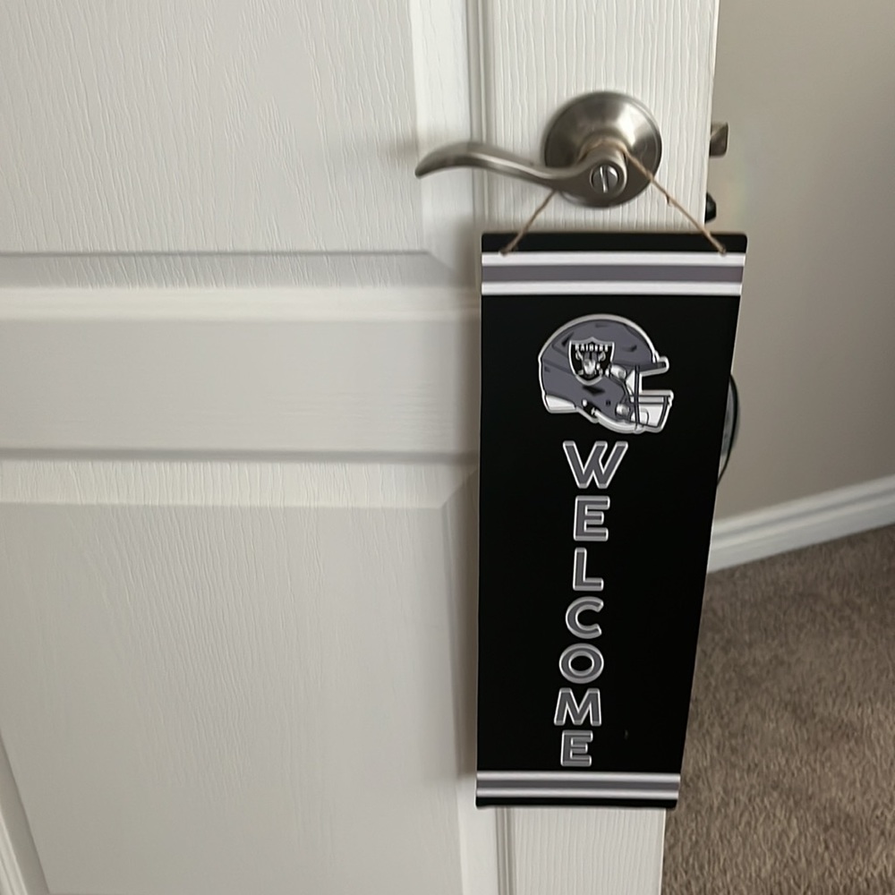 Raiders Welcome Hanger